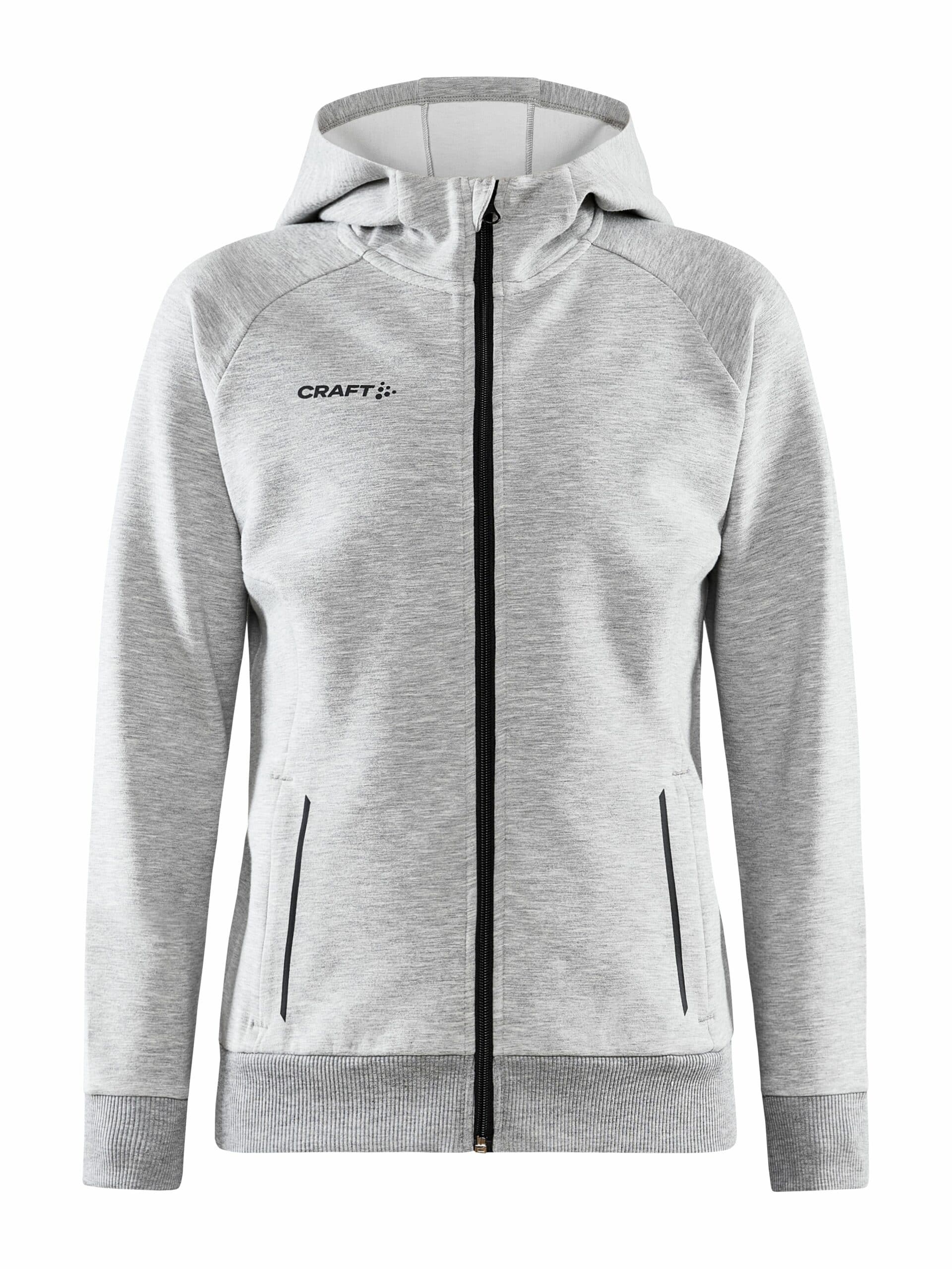 Craft Core Soul Full Zip Hood Kvinder Grey Melange