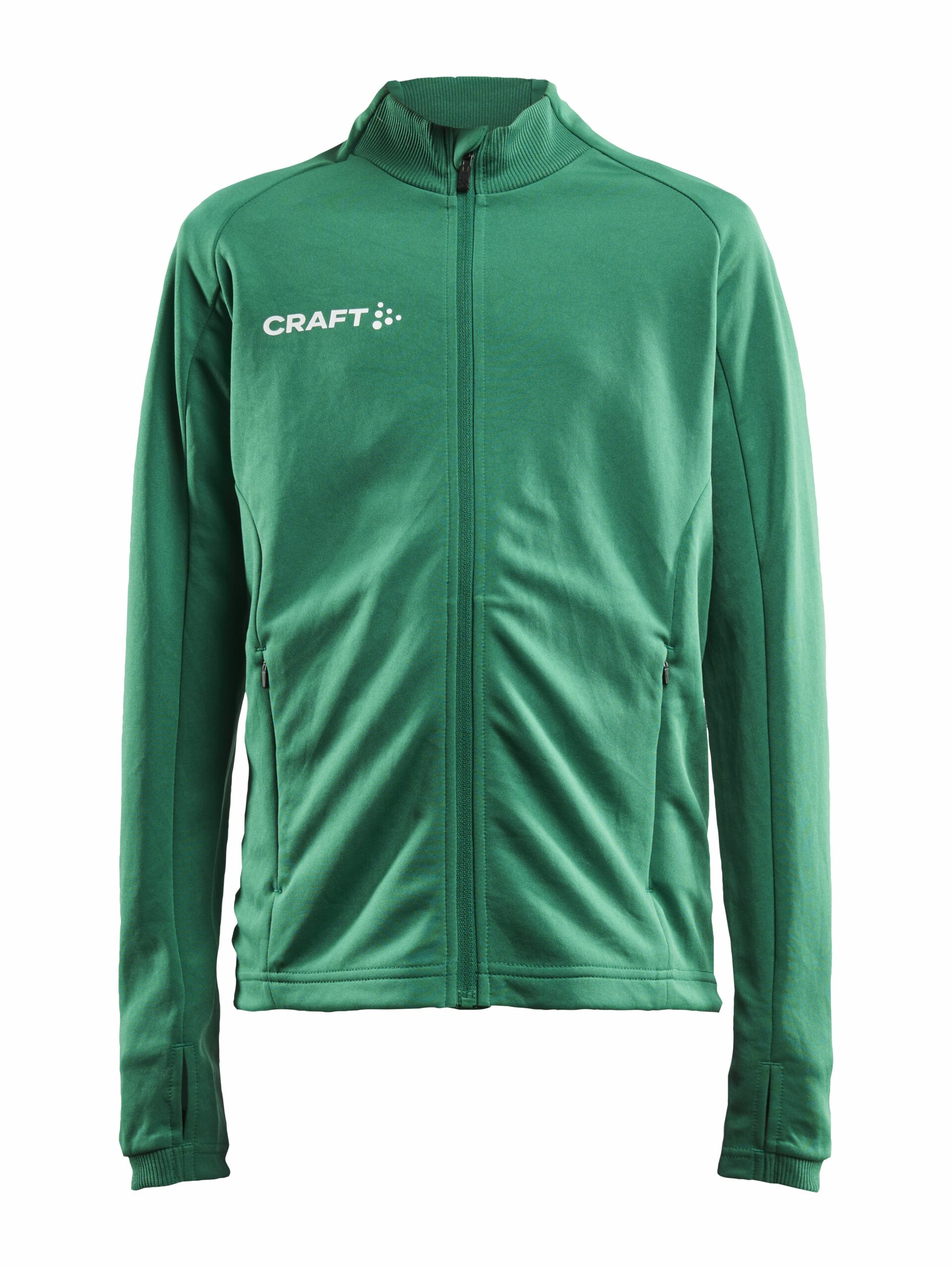 Craft Evolve Full Zip Jr Team Green 122 128