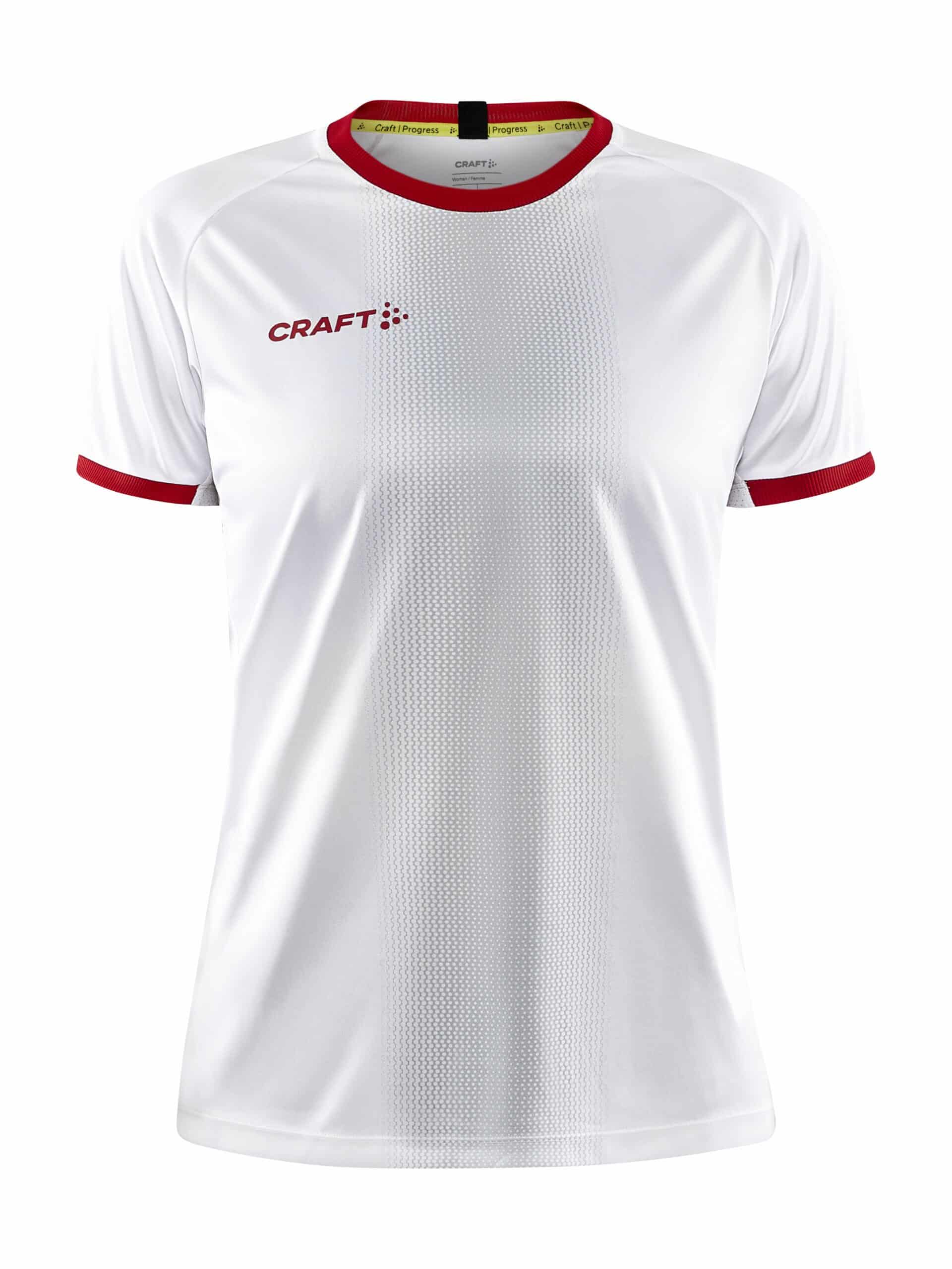 Craft Progress Graphic Jersey Kvinder White Bright Red