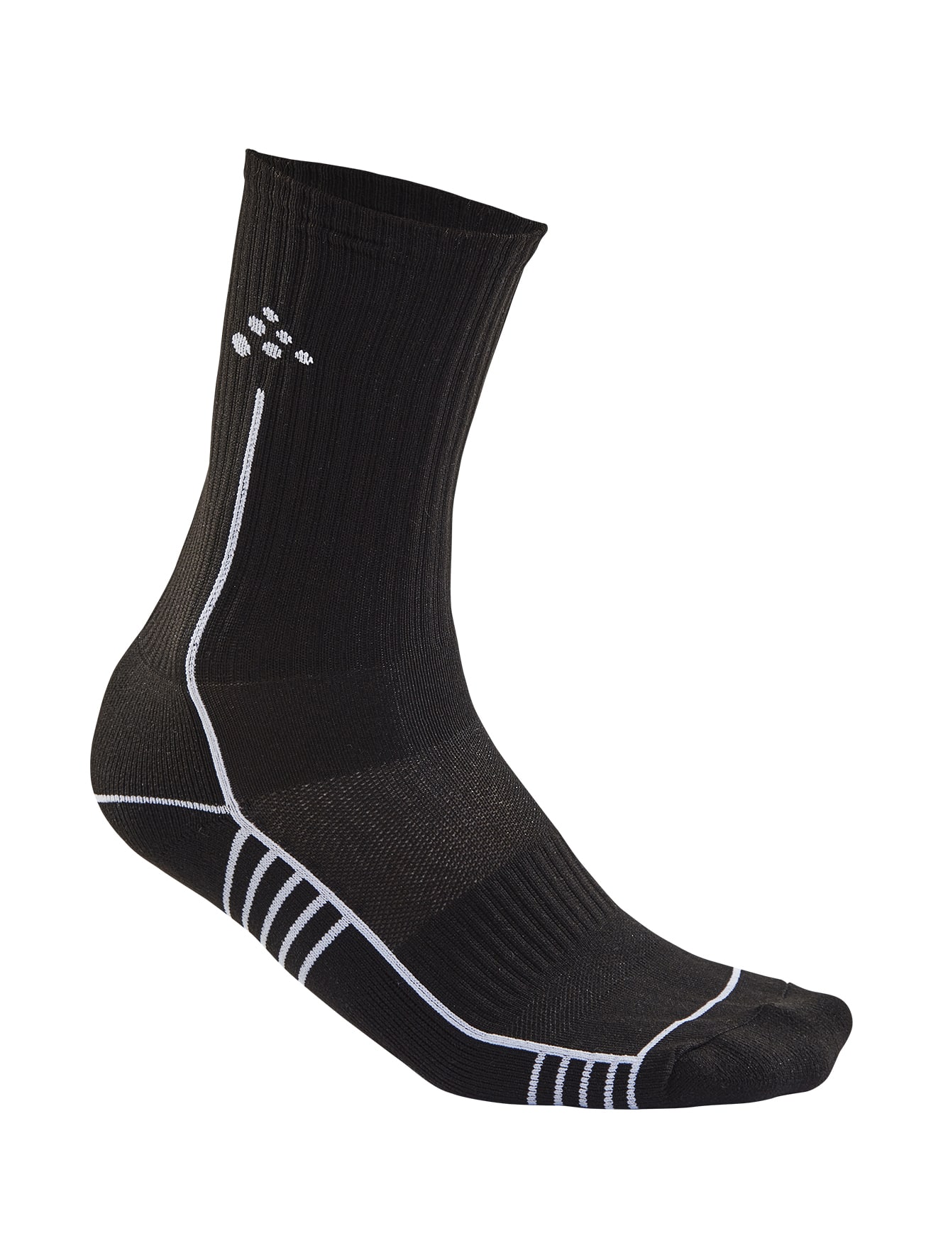 Craft Progress Mid Sock Black 37 39