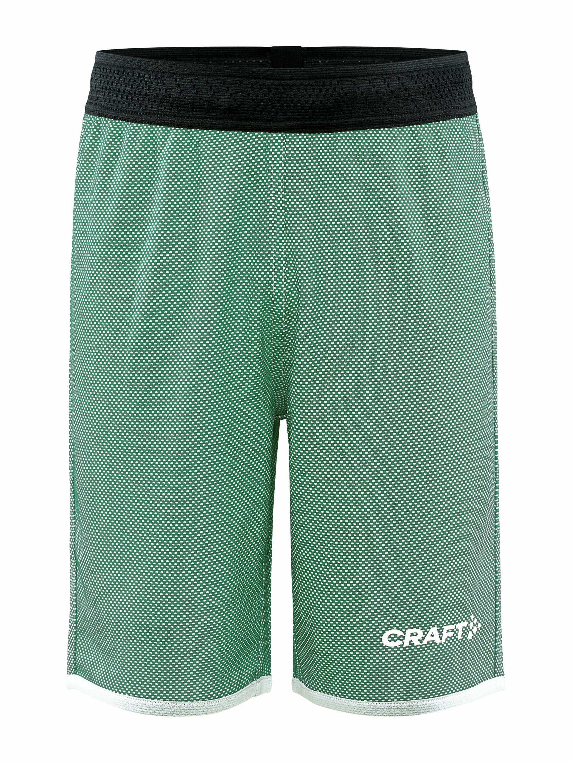 Craft Progress Reversible Basket Shorts Jr Team Green White 122 128