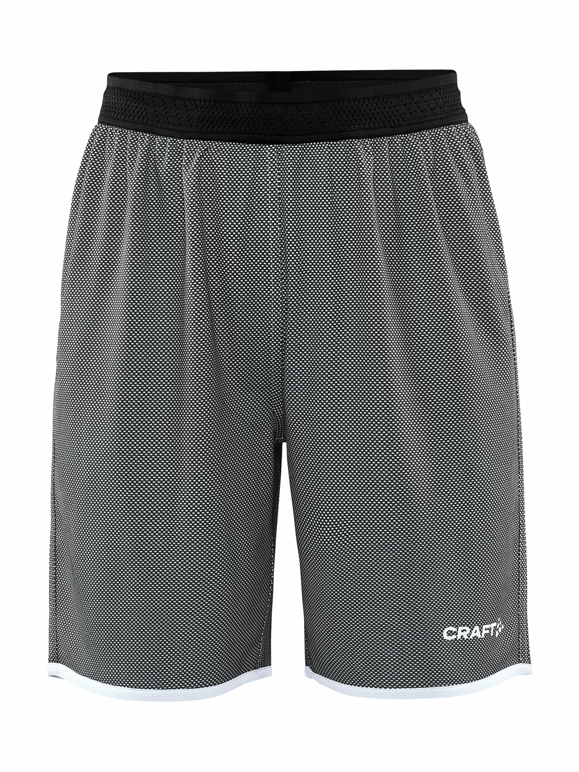 Craft Progress Reversible Basket Shorts Kvinder Black White Xs