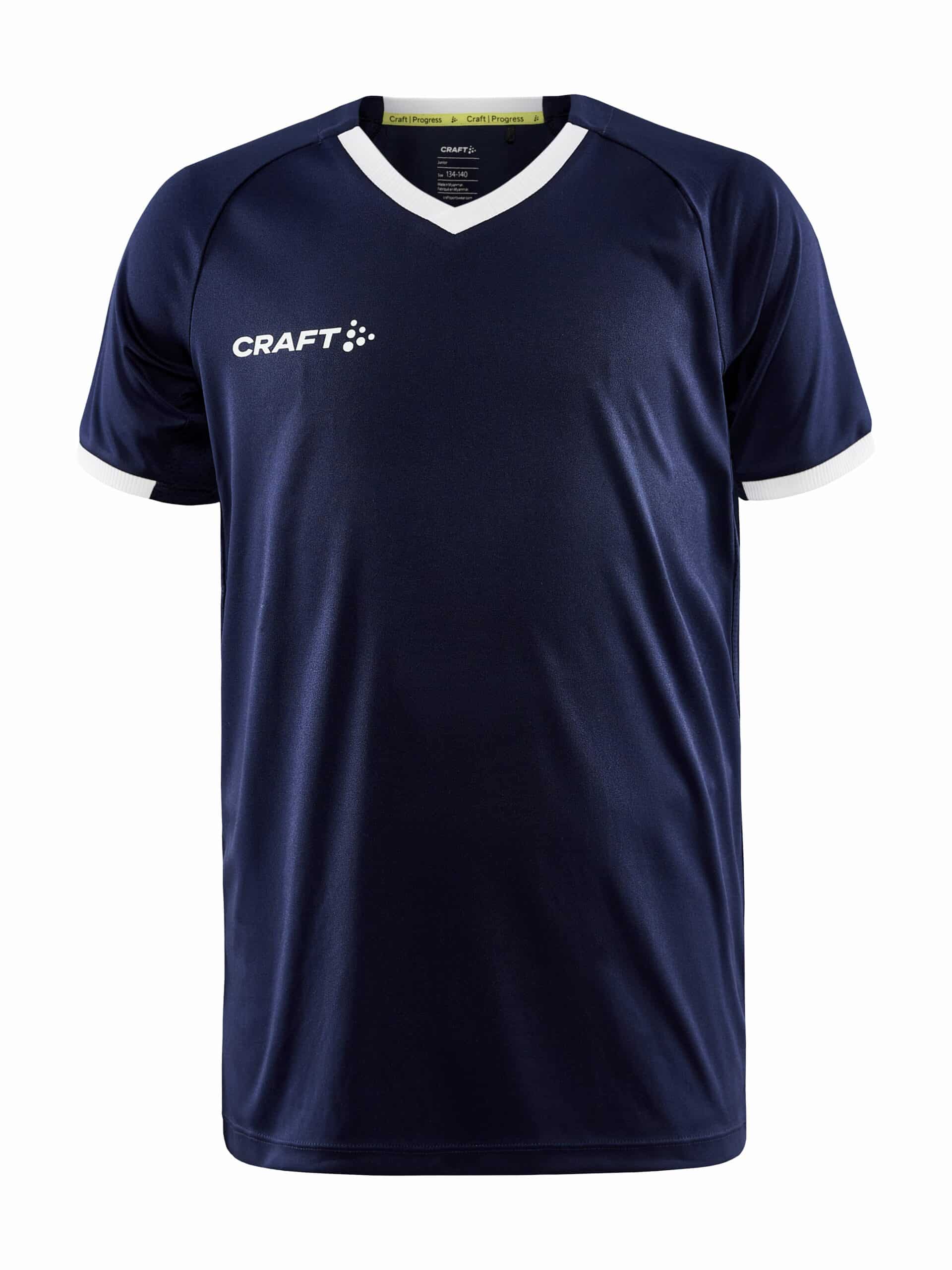 Craft Progress Solid Jersey Jr Navy 158 164