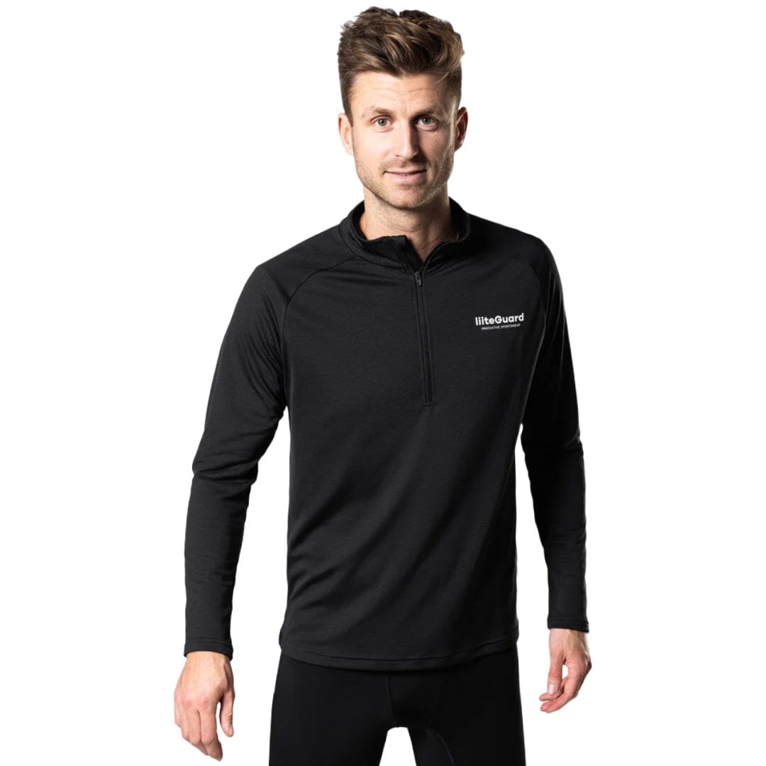 Liiteguard Ground-tech Zip Shirt Men Black