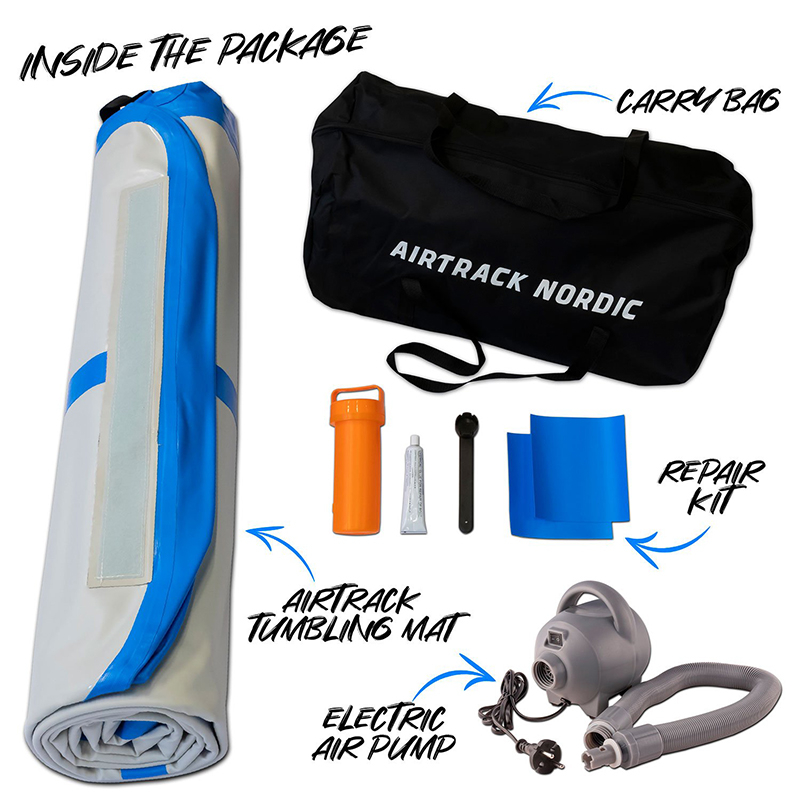 Airtrack Nordic Standard Inkl Elektrisk Pumpe 5m Mint