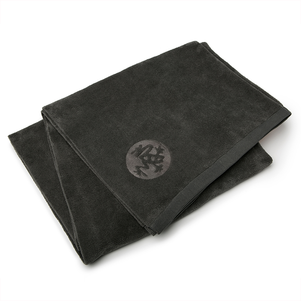 Manduka Equa Yoga Mat Håndklæde Grå Thunder