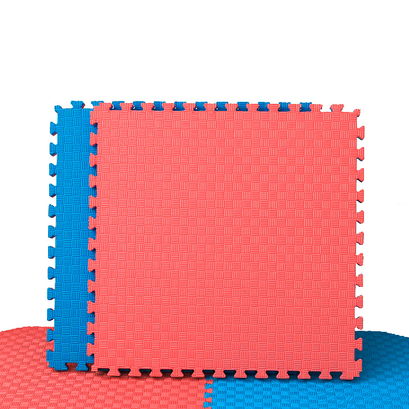 Odin Floor Guards Fitnessgulv 1000x1000x30 Mm Rød Blå