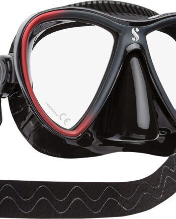 Scubapro Dykkermaske Synergy Twin Sort Rød