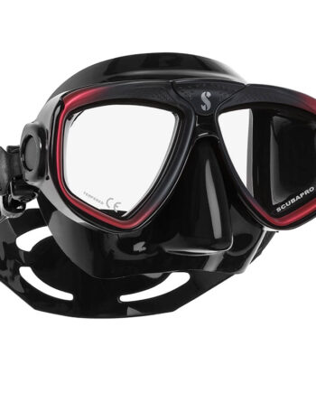 Scubapro Dykkermaske Zoom Evo Rød Sort