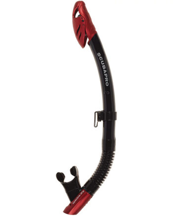 Scubapro Snorkel Spectra Dry Rød Sort