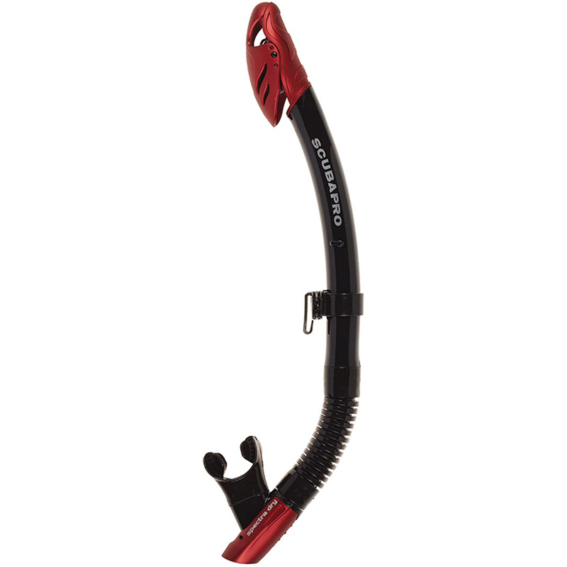 Scubapro Snorkel Spectra Dry Rød Sort