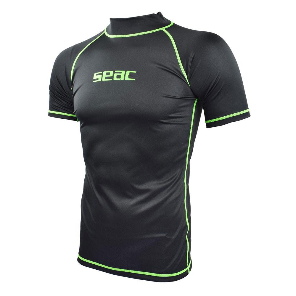 Seac Rash Guard -sun Herre Kortærmet Sort