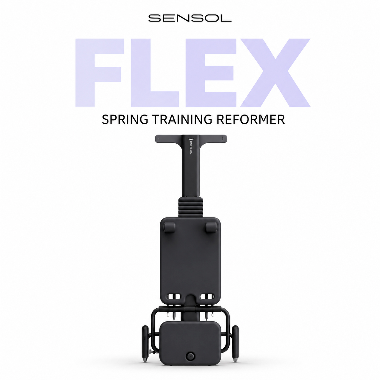 Sensol Flex Smart Pilates Reformer Midnight Black