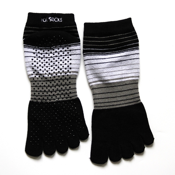 Toe Socks Footer Stripe