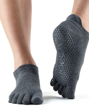 Toesox Fulltoe Lowrise Grip  Koksgrå
