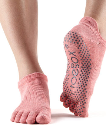 Toesox Fulltoe Lowrise Grip  Melon