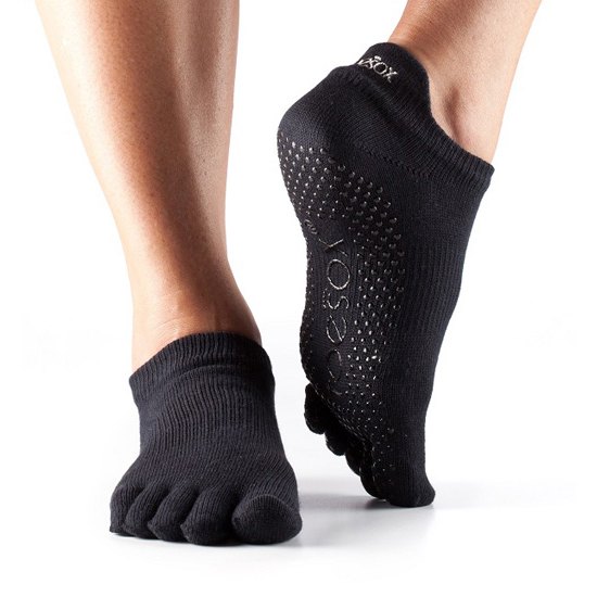 Toesox Fulltoe Lowrise Grip Sort