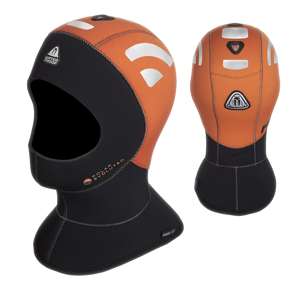 Waterproof Hætte H1 10mm Orange