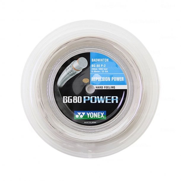 Yonex Bg 80 Power Hvid 200m