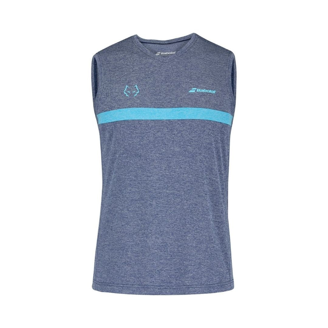 Babolat Juan Lebron Muscle Tanktop Estate Blue Heather