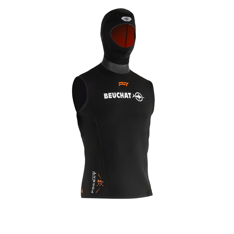 Beuchat Våddragt Focea Comfort Hooded Vest Herre - Mm