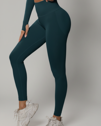 Bodycurve Scrunch Tights   Bluegreen Small   Bluegreen