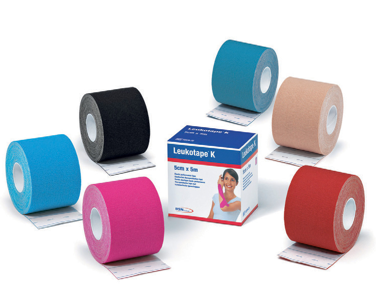 Bsn Kinesiologi Tape  5cm   5m  Rød