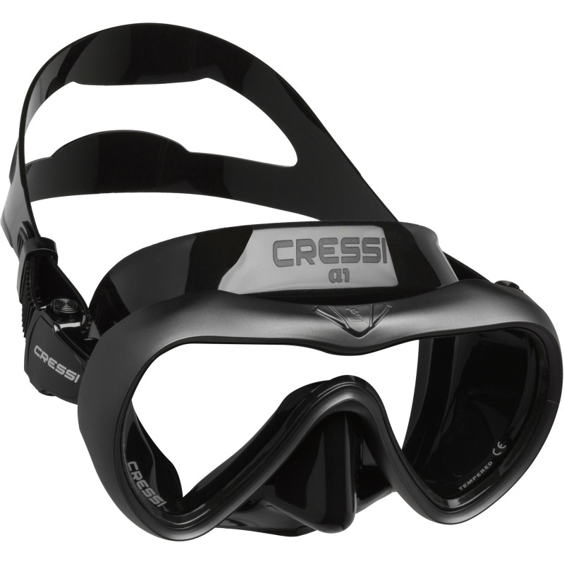 Cressi A1 Dykkermaske Sort Grafit