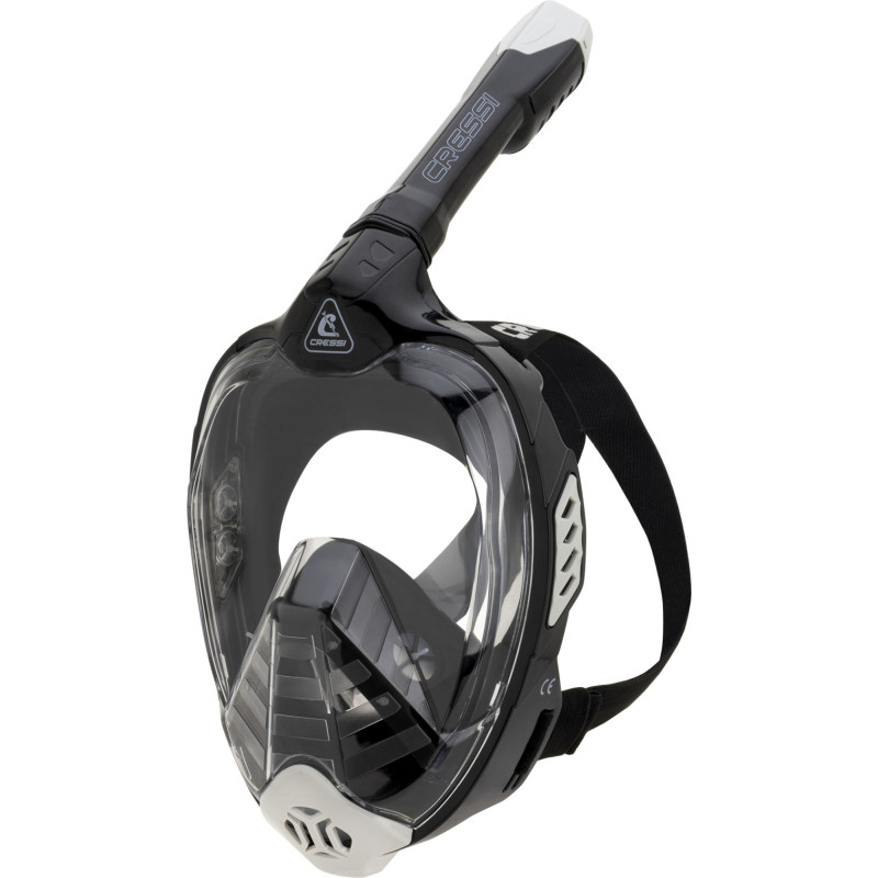 Cressi Bali Full Face Maske Sort Grå