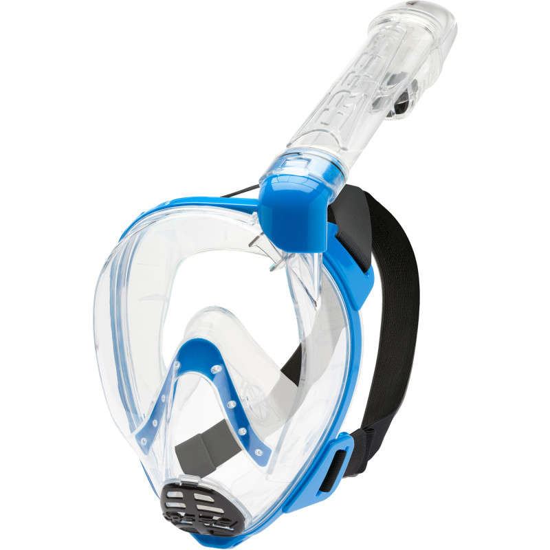 Cressi Baron Full Face Maske Klar Blå