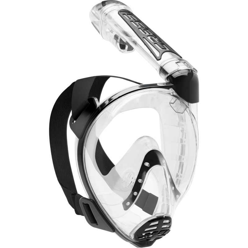 Cressi Duke Full Face Maske Klar Sort