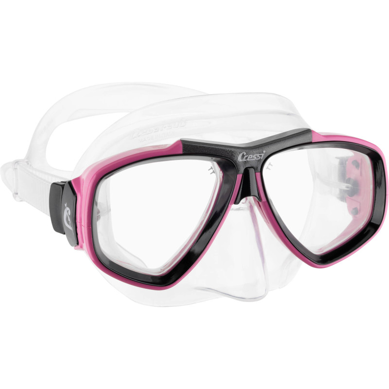 Cressi Focus Dykkermaske Klar Pink