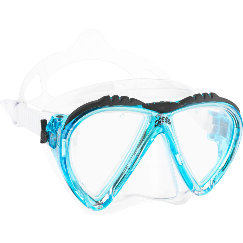 Cressi Lince Dykkermaske Klar Aquamarine