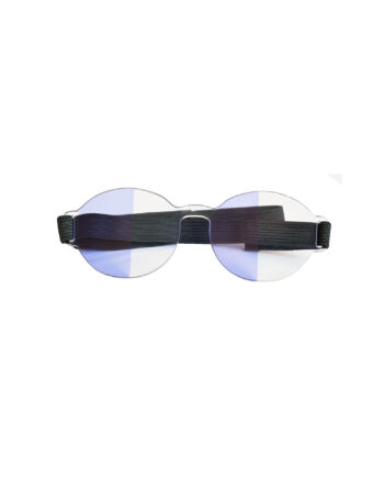 Farve Spectrum Halv-felt Brille  Blå   Transparent