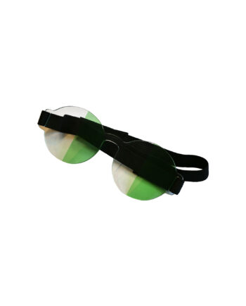 Farve Spectrum Halv-felt Brille  Grøn   Transparent