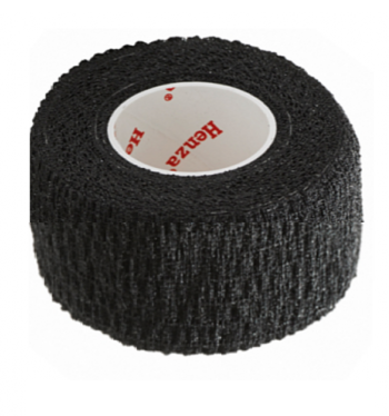Henza  Elastisk Crossfittape Sort   5cm     9m