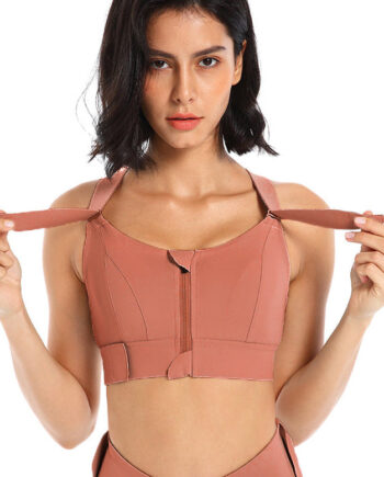 High Support Sports Bh Med Lynlås     Indianred Small   Indianred