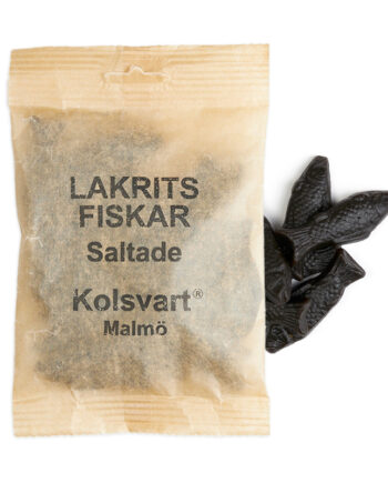 Kolsvart Salte Lakridsfisk