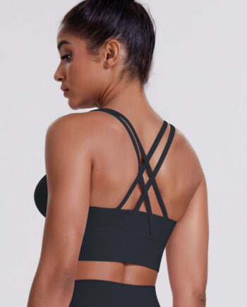 Lea Crossback Sports Bh Black Small   Black