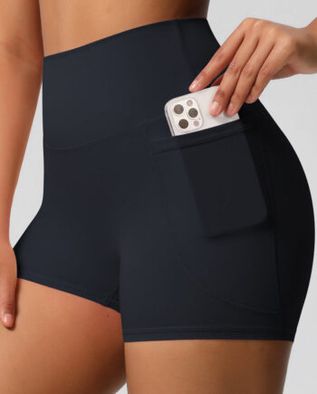 Lea Shorts Med Lommer Black Small   Black
