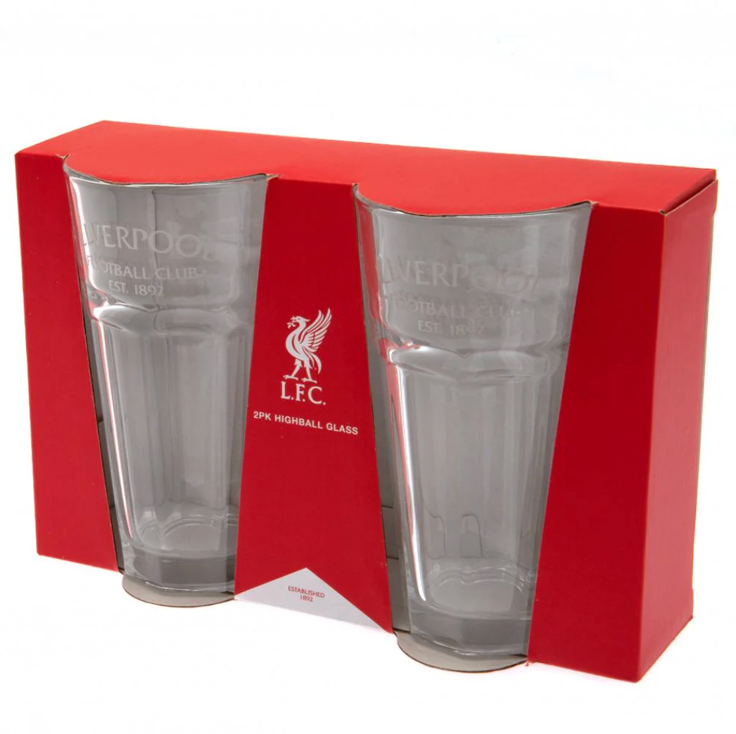 Liverpool Fc Debossed Tumbler Glas -pak