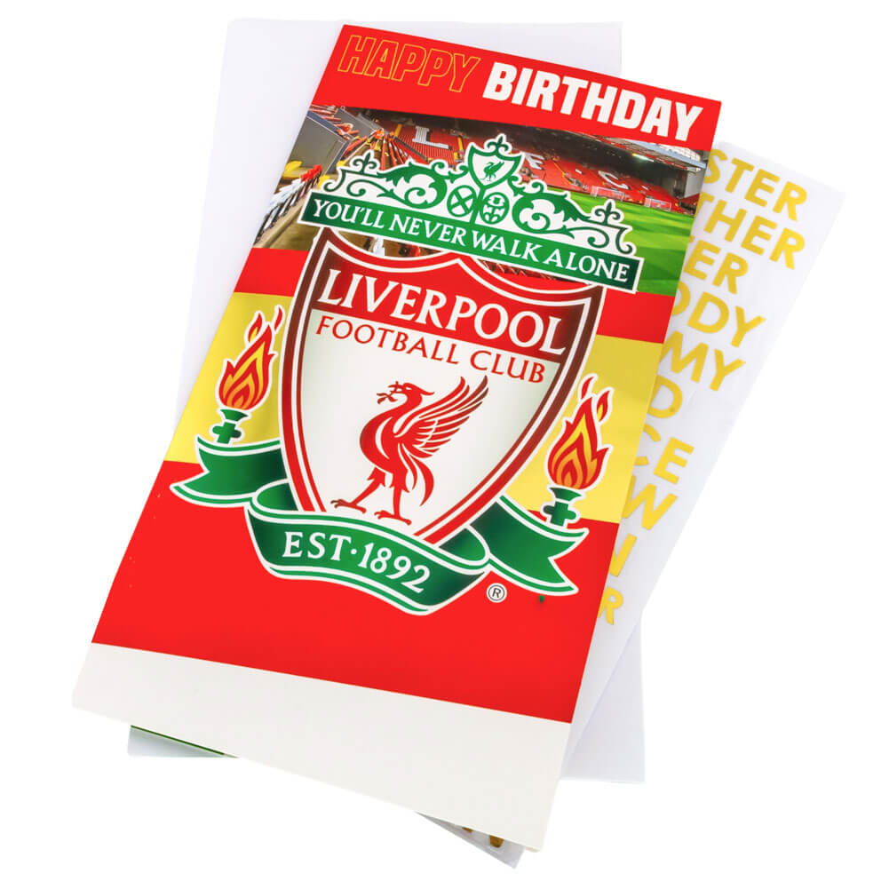 Liverpool Fc Personligt Fødselsdagskort