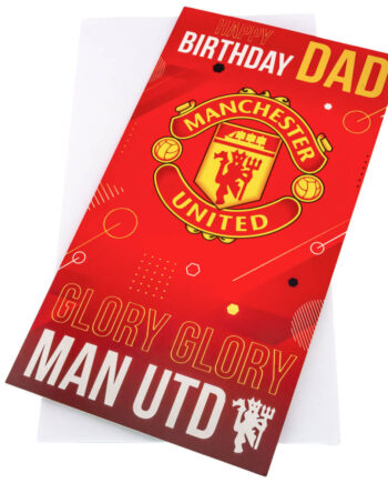 Manchester United Fødselsdagskort Far