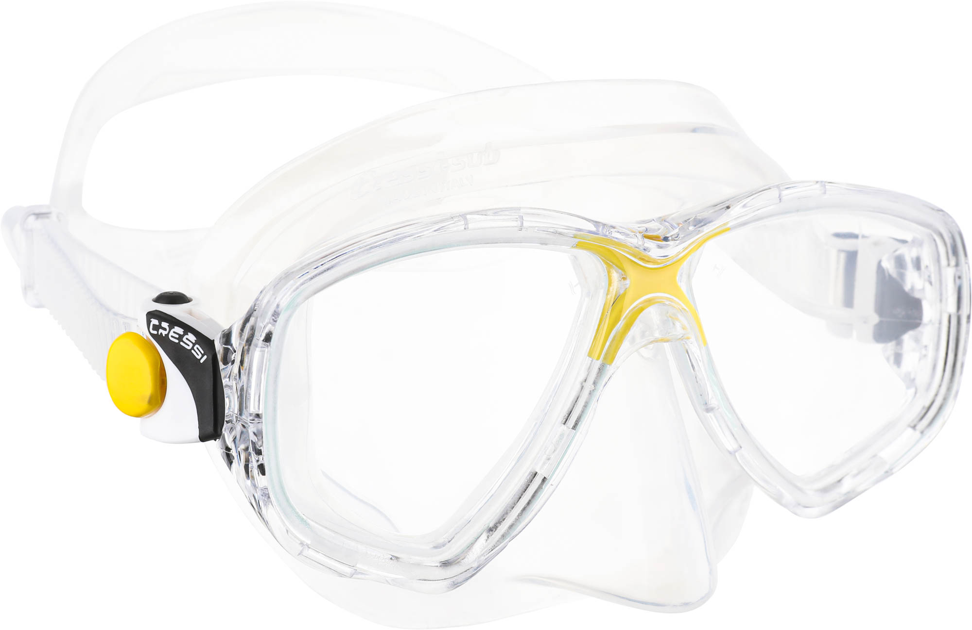 Marea Cressi Dykkermaske Clear Yellow