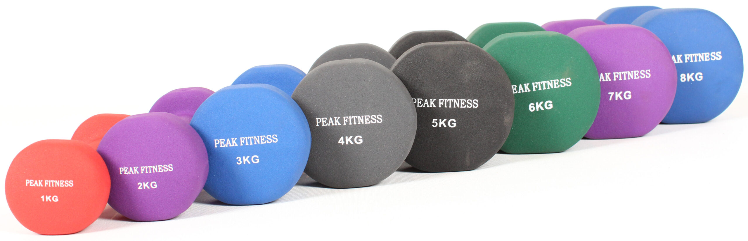 Peak Fitness Håndvægtsæt - Neopren Kg