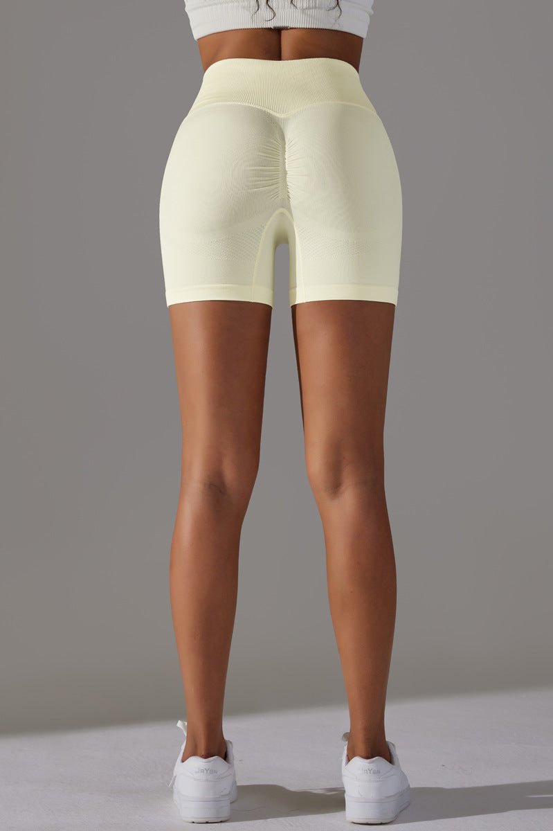 Performancepro Scrunch Shorts Ivory Small Ivory