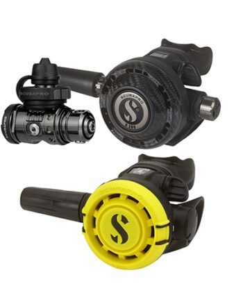 Scubapro Mk19 Evo Black Tech G260 Carbon Black Tech R105 Octopus