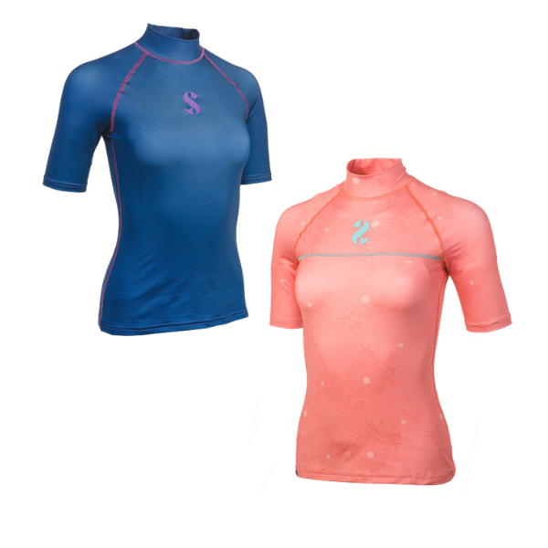 Scubapro -flex Rash Guard Upf-50 Kortærmet Kvinder