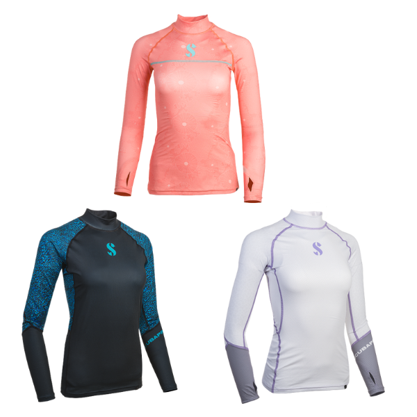 Scubapro -flex Rash Guard Upf-50 Langærmet Kvinder