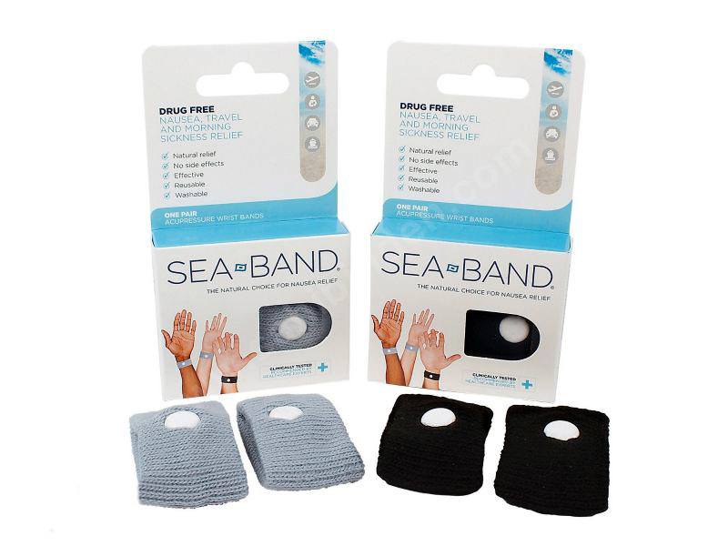 Sea-band Akupressurarmbånd  Universal Grå